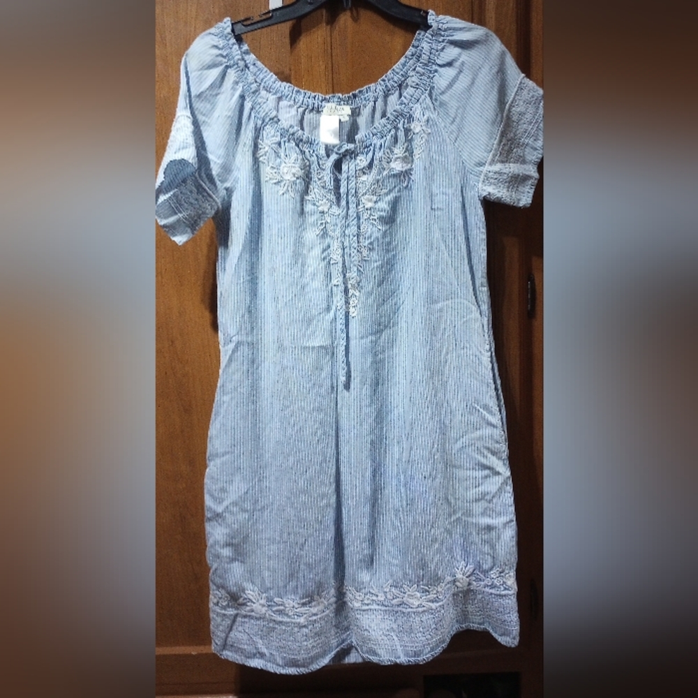 Tru Luxe Jeans Mini Dress Small